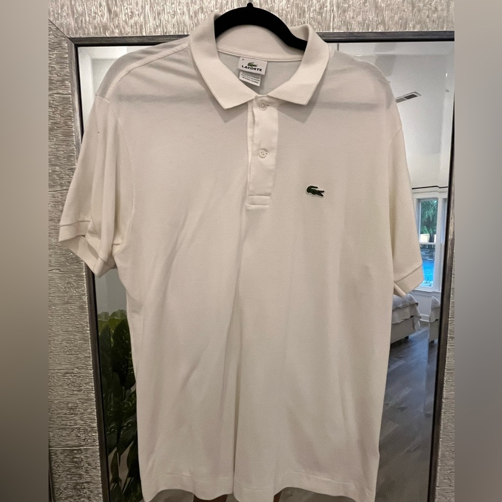 Lacoste White Polo
